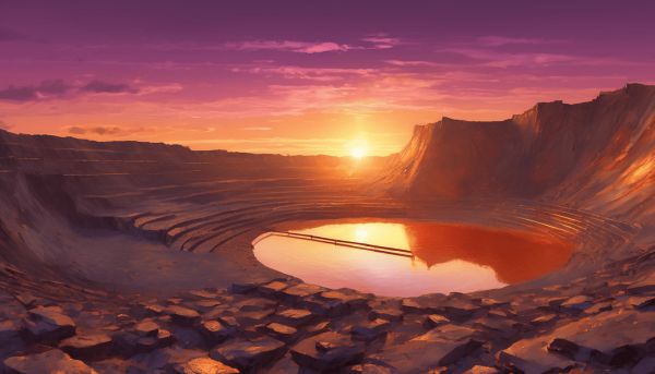 Admirez un coucher de soleil inoubliable à la Mine d’Or
